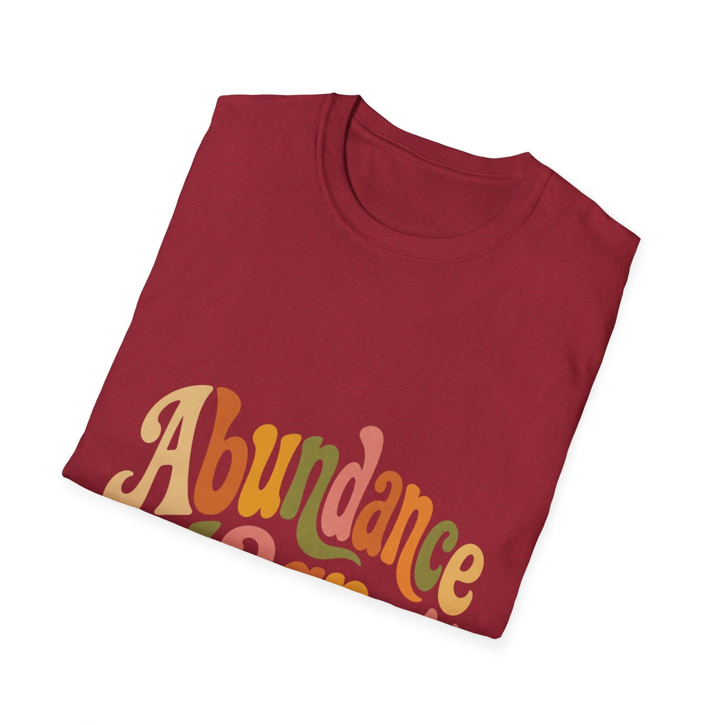 "Abundance Magnet" T-Shirt — Retro Psychedelic Positive Vibes Unisex Tee