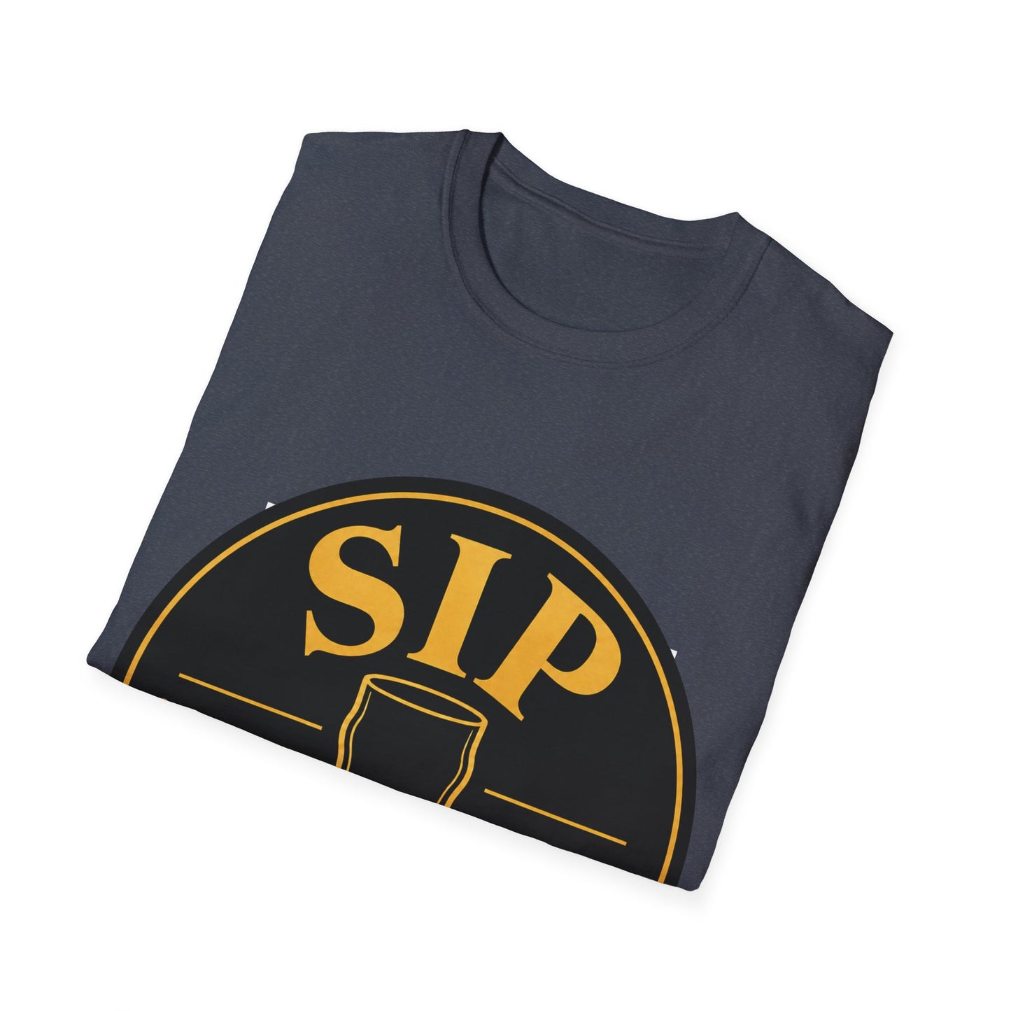 "Sip Happens" T-shirt Drinking Pun Funny Drinking Shirt for Beer Lovers