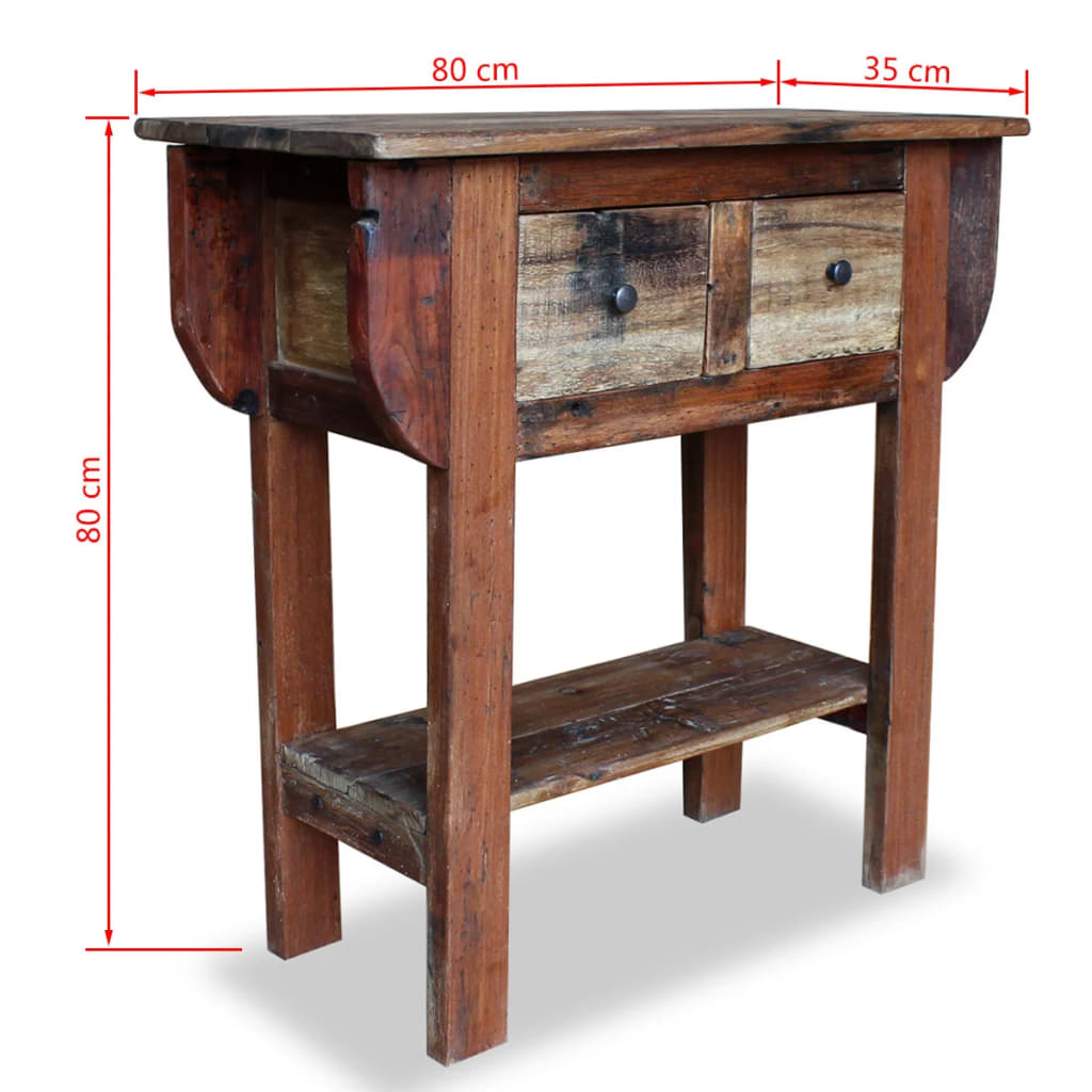 Console Table | Recycled Wood | Sustainable