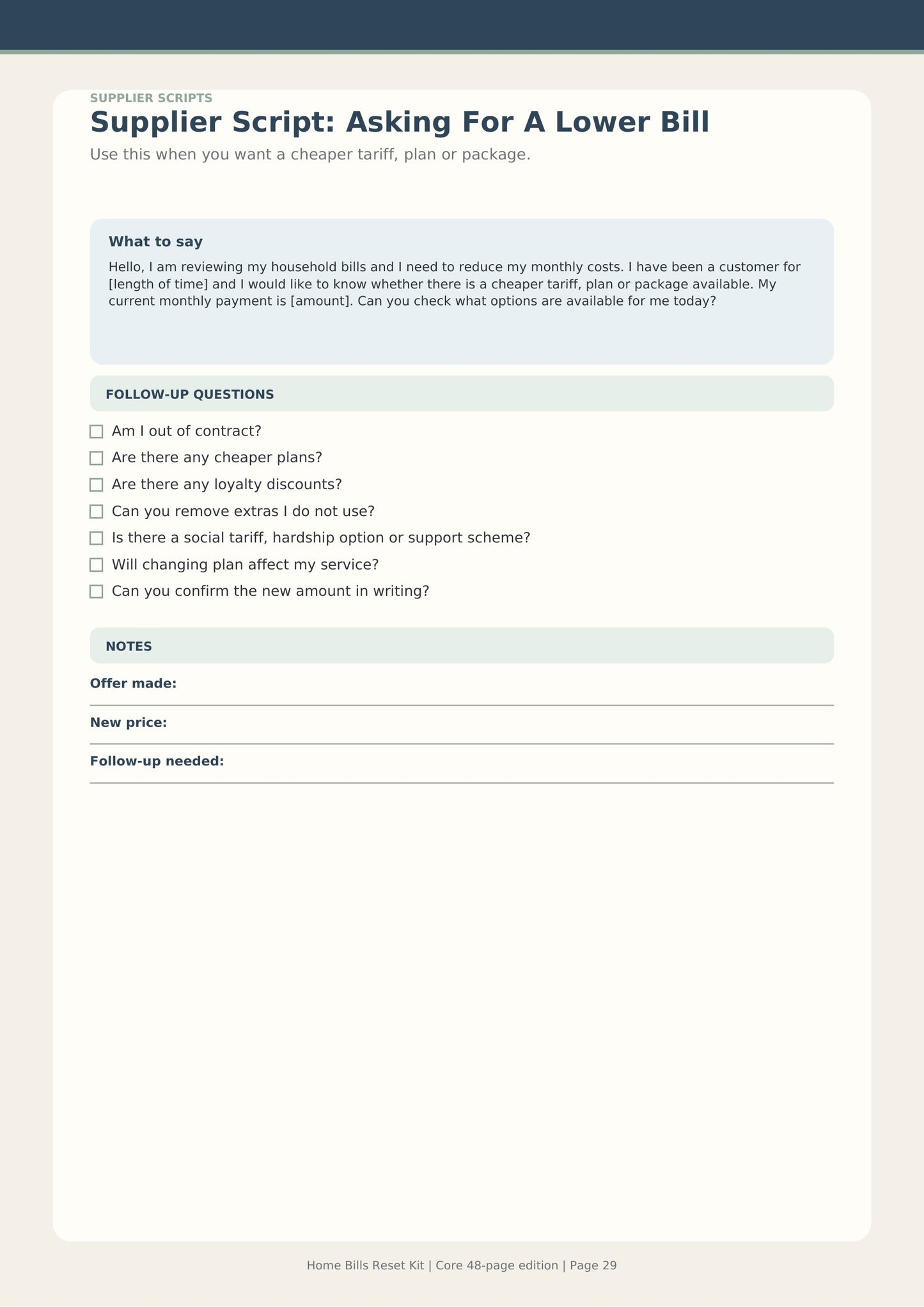 Home Bills Reset Kit | Household Bill Planner & Budget Workbook Digital