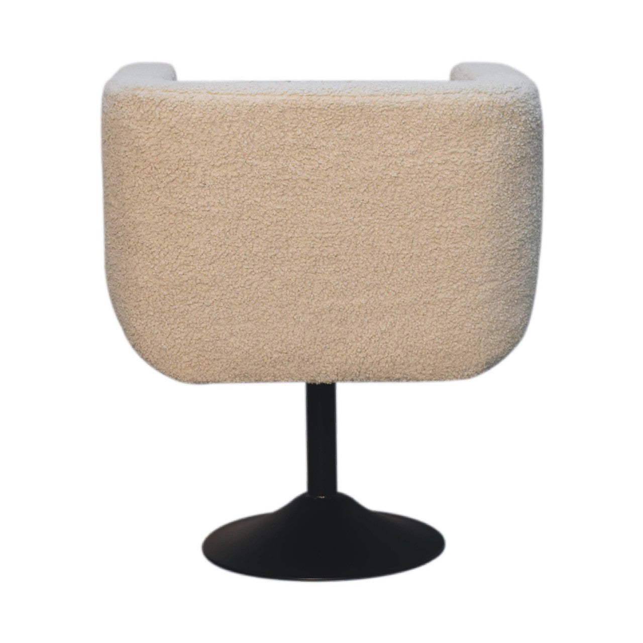 Boucle Cream Swivel Chair | Handcrafted | Shop Online UK