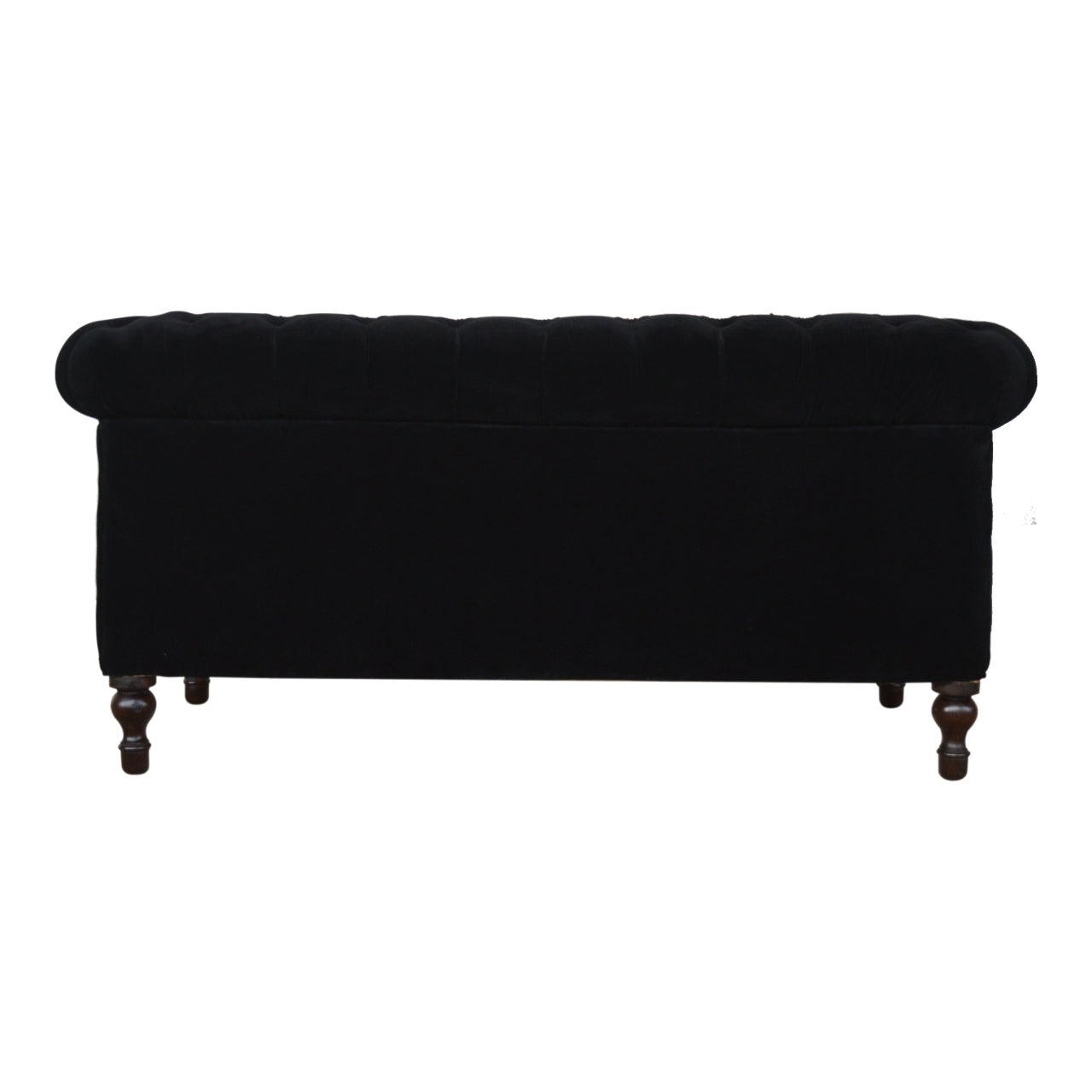 Chesterfield Black Velvet Sofa | Made to Order