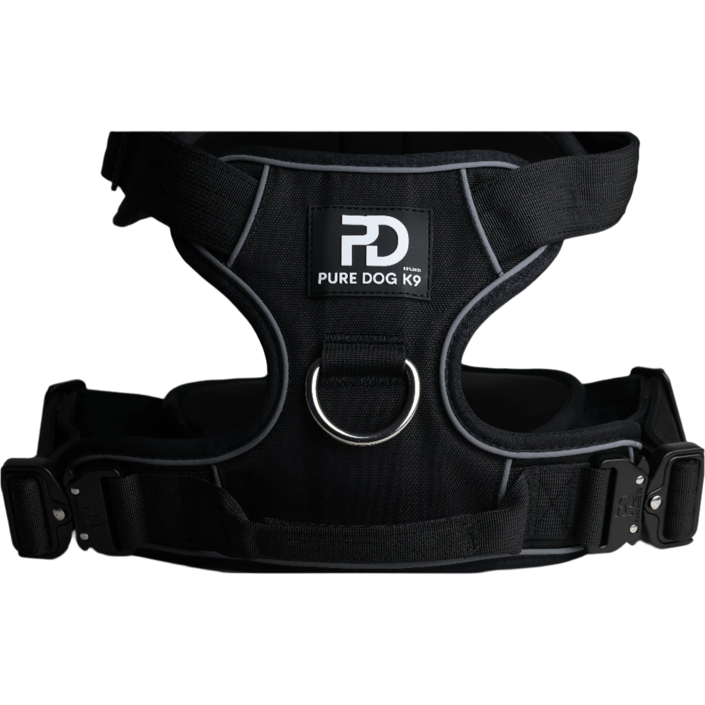 Dog Harness | Pure Dog K9 Comfort | Black | S M  L XL