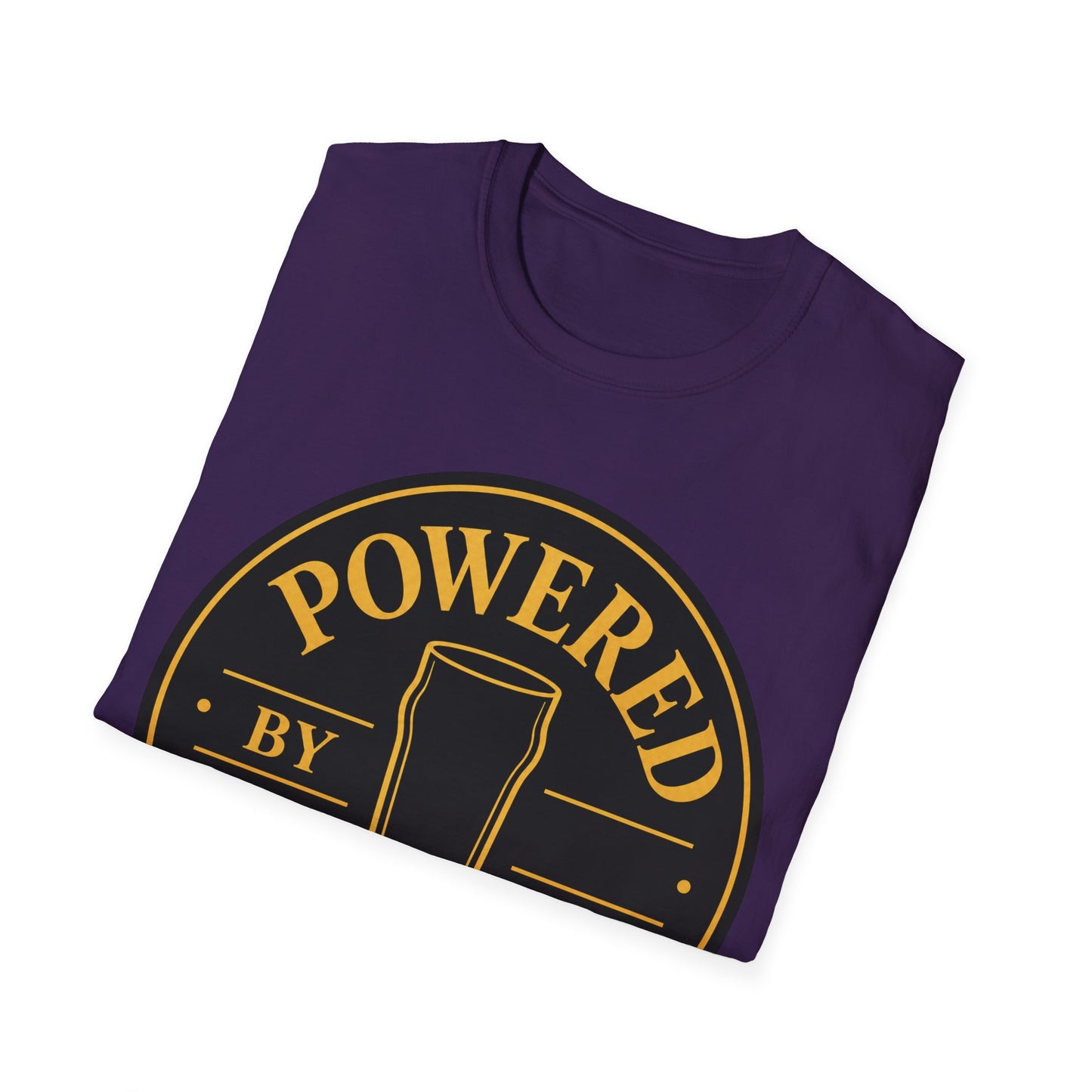 "Powered by Pints" T-Shirt – Funny Beer Lover Unisex Tee for Pub Lovers