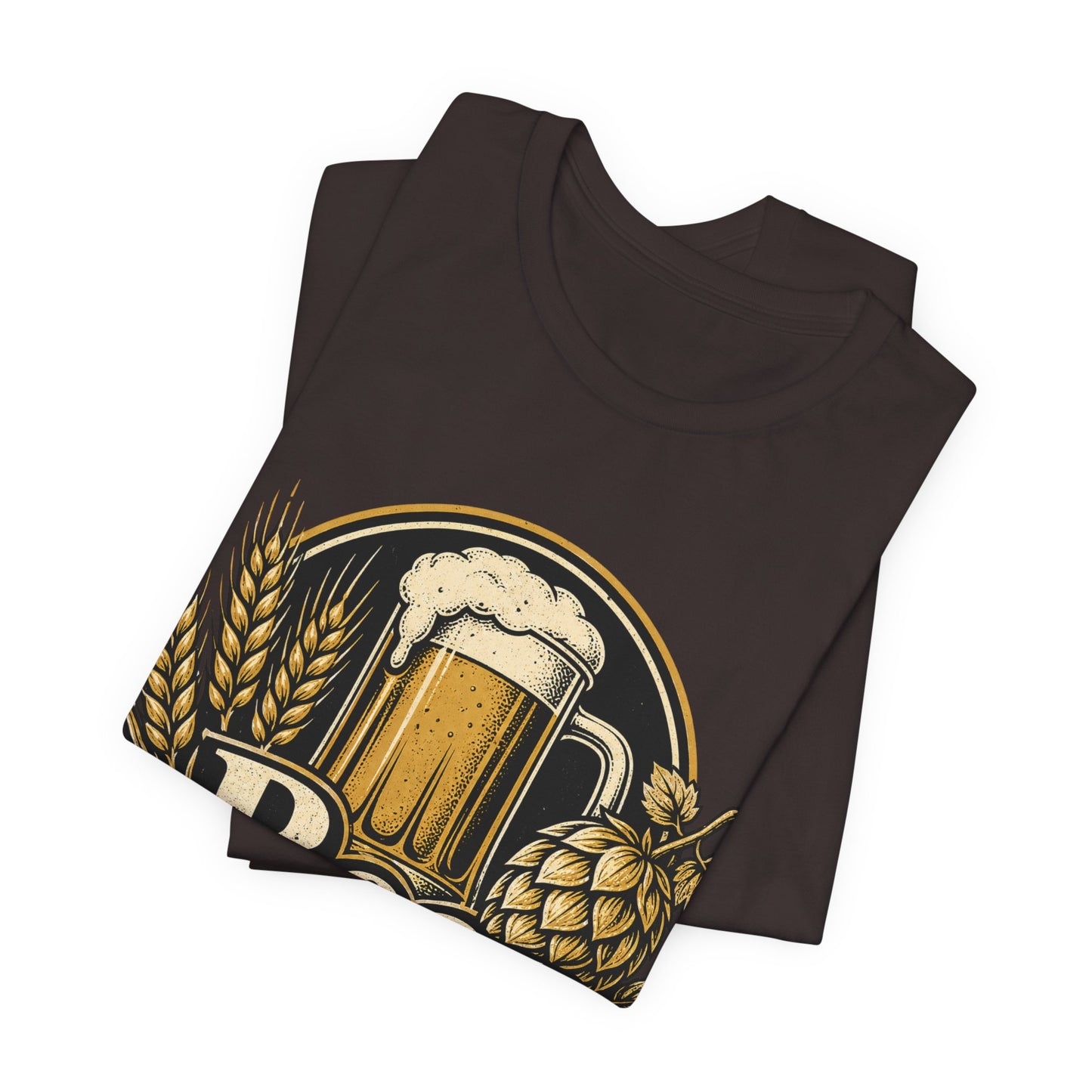 "Beer Necessities" T-Shirt — Vintage Beer Graphic Tee for Brewers & Beer Lovers
