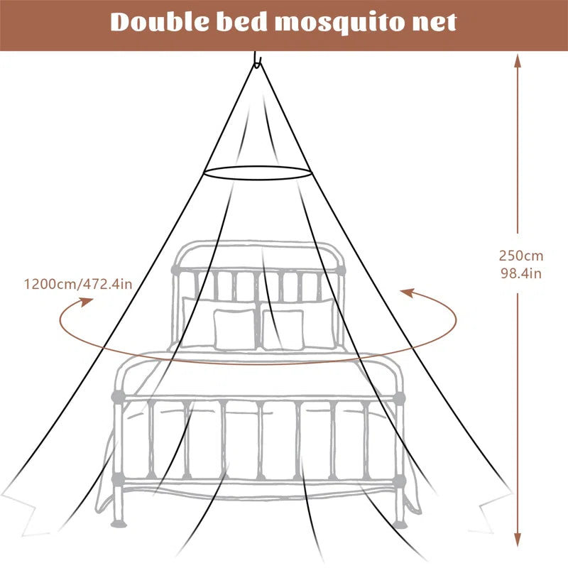 Romantic Adren Bed Canopy Mosquito Net