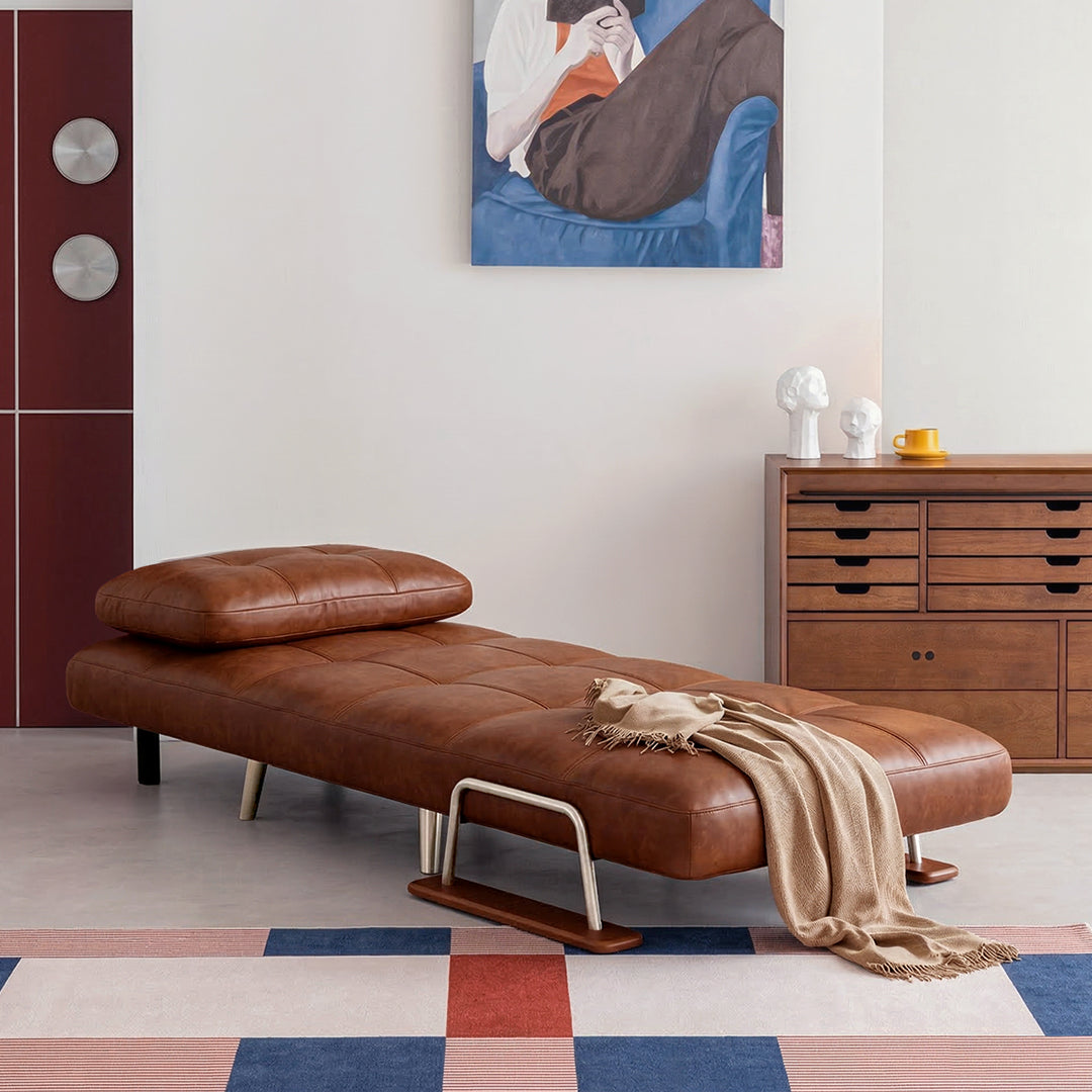 Riley Single Sofa Bed and Two Seater Sofa Bed Black or Brown Faux Leather