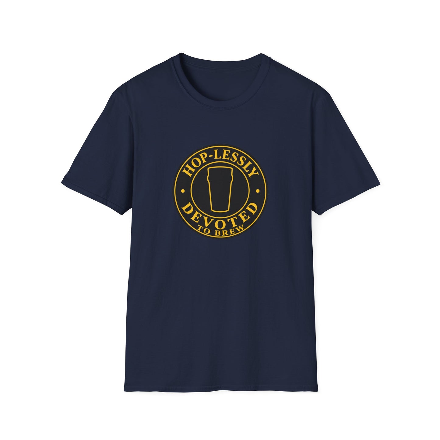 "Hop-lessly Devoted to Brew" T-shirt Beer Lovers Brewers Unisex Tee