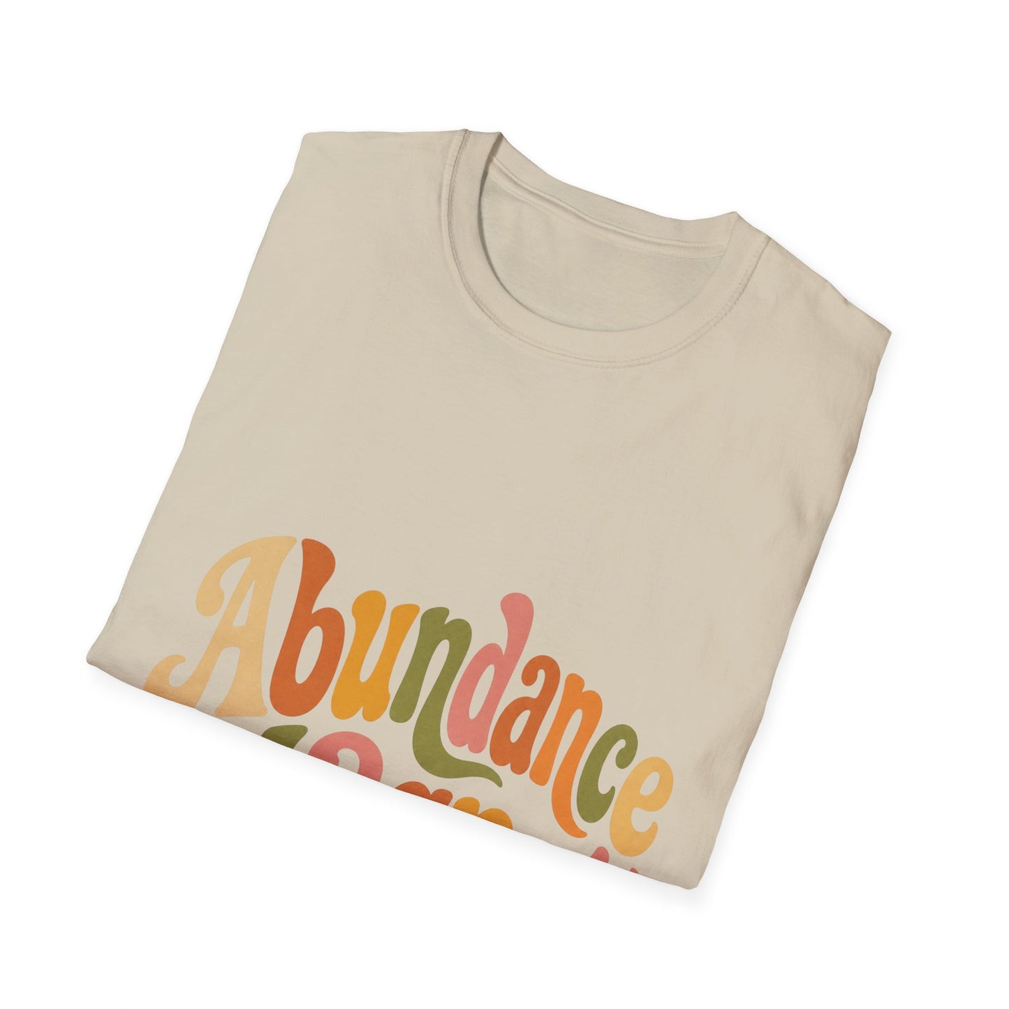 "Abundance Magnet" T-Shirt — Retro Psychedelic Positive Vibes Unisex Tee