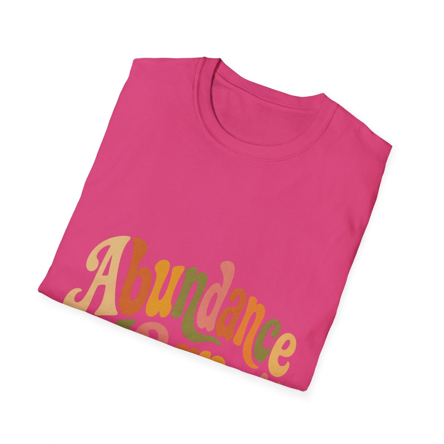 "Abundance Magnet" T-Shirt — Retro Psychedelic Positive Vibes Unisex Tee