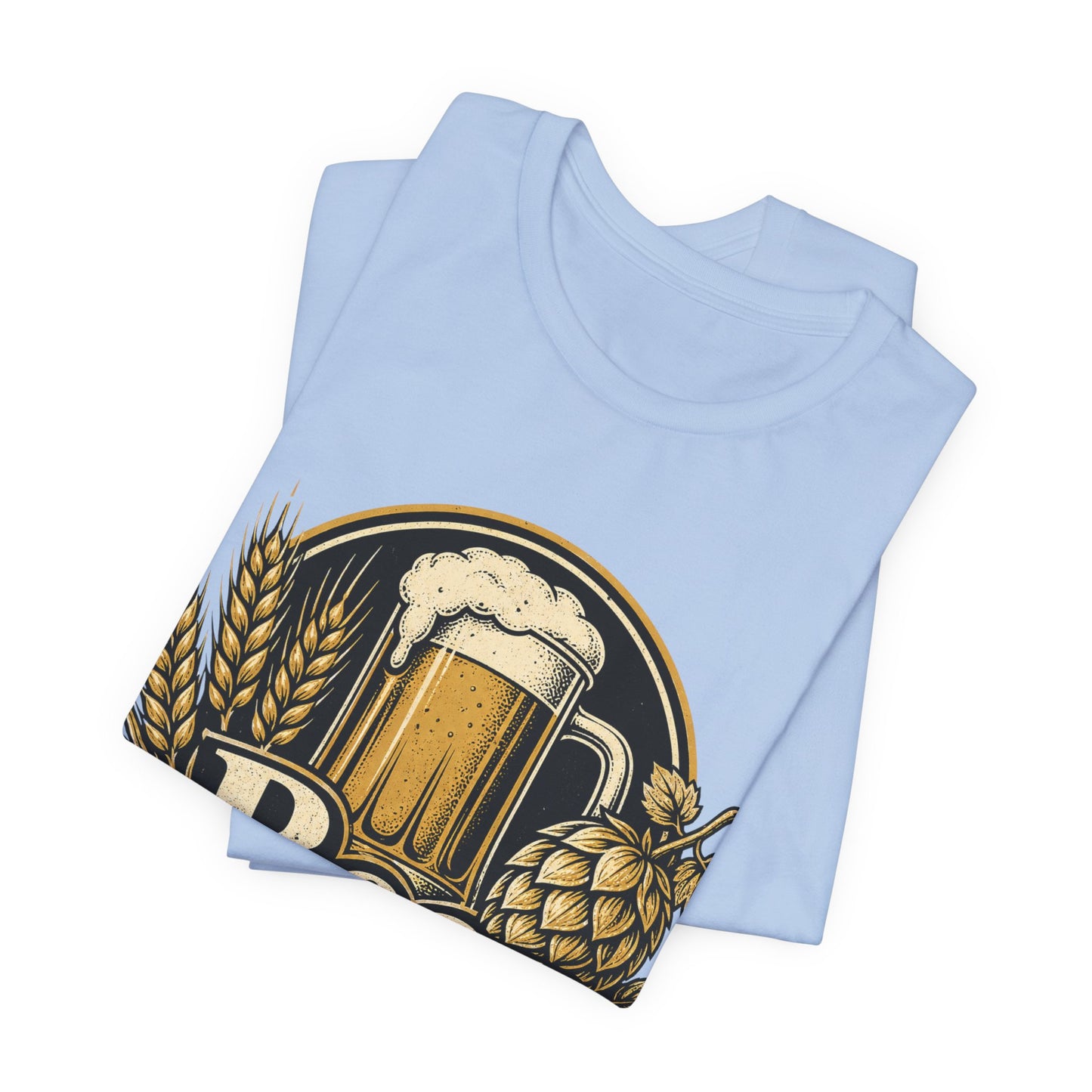 "Beer Necessities" T-Shirt — Vintage Beer Graphic Tee for Brewers & Beer Lovers