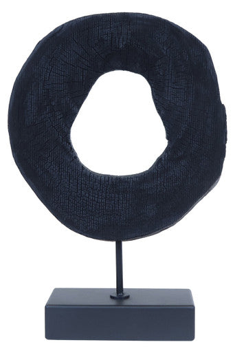 Fidel Small Rustic Mango Wood Sculpture On Stand