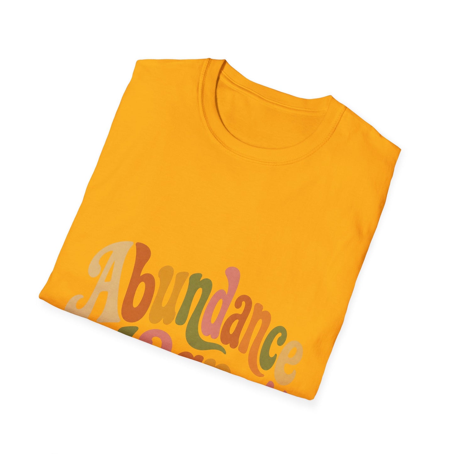 "Abundance Magnet" T-Shirt — Retro Psychedelic Positive Vibes Unisex Tee
