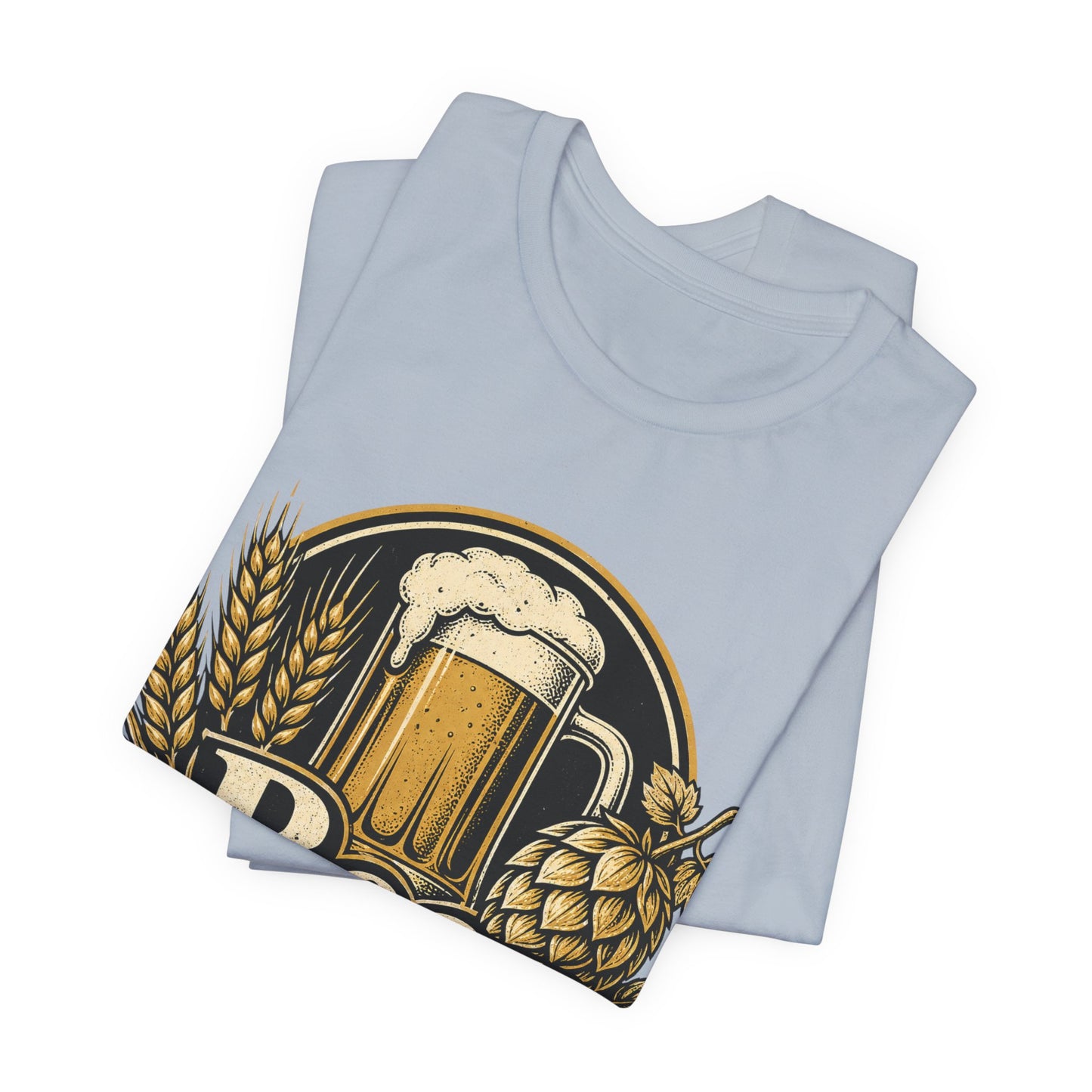 "Beer Necessities" T-Shirt — Vintage Beer Graphic Tee for Brewers & Beer Lovers