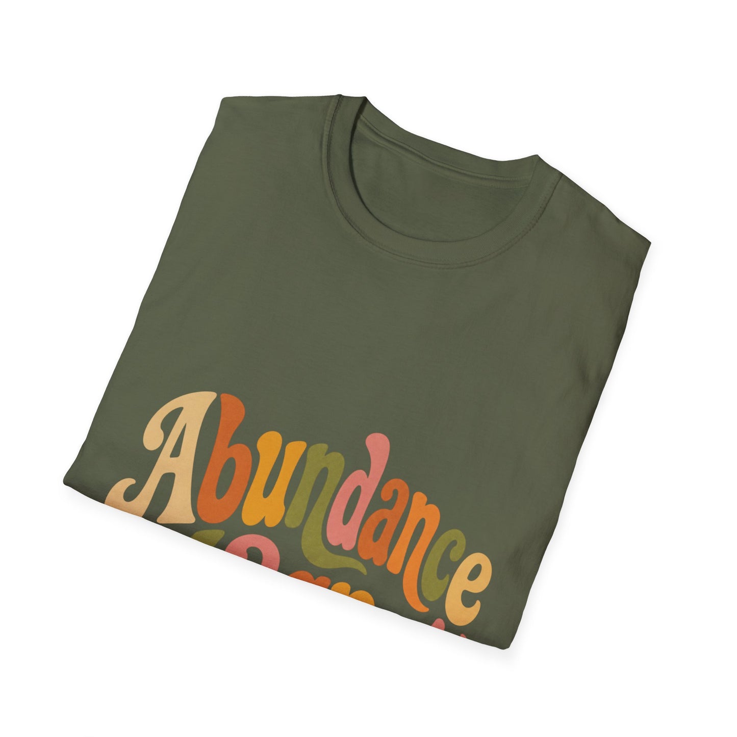 "Abundance Magnet" T-Shirt — Retro Psychedelic Positive Vibes Unisex Tee
