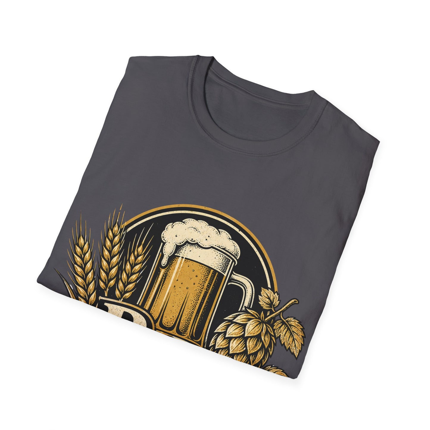 "Beer Necessities " Novelty T-Shirt — Vintage Beer Graphic Tee for Brewers & Beer Lovers