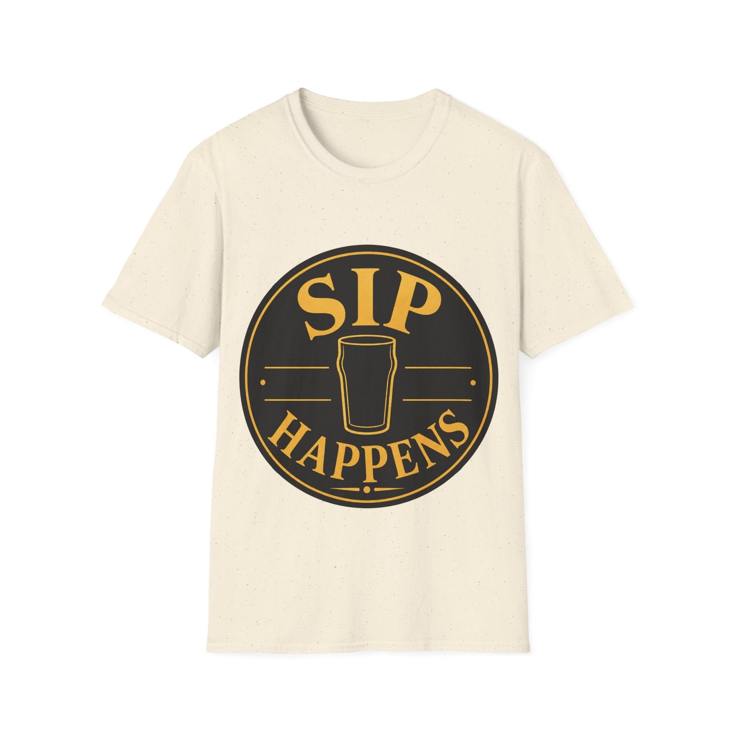 "Sip Happens" T-shirt Drinking Pun Funny Drinking Shirt for Beer Lovers