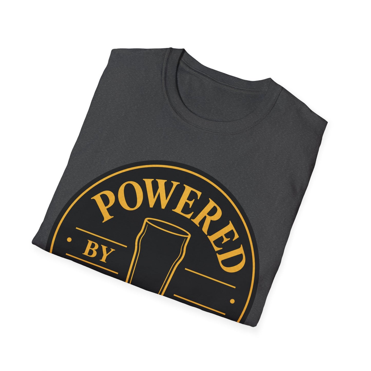 "Powered by Pints" T-Shirt – Funny Beer Lover Unisex Tee for Pub Lovers