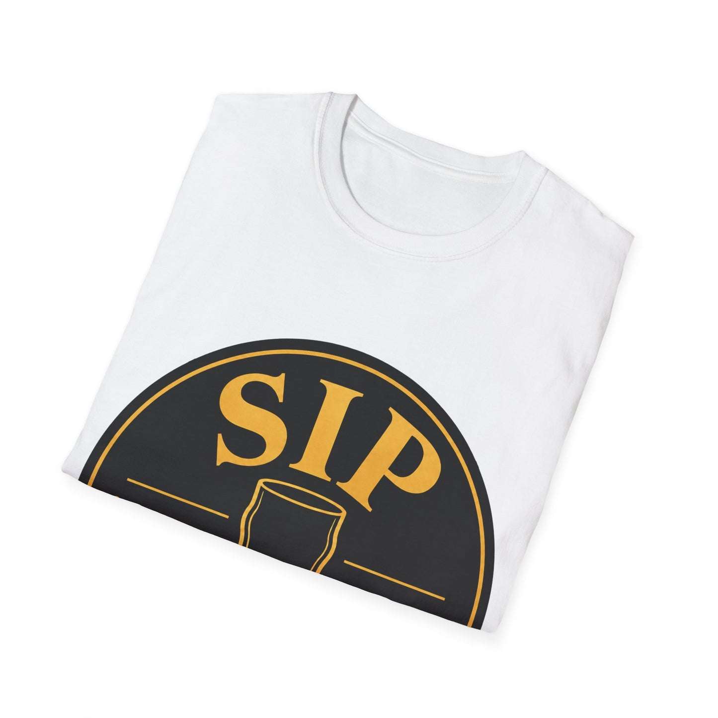 "Sip Happens" T-shirt Drinking Pun Funny Drinking Shirt for Beer Lovers