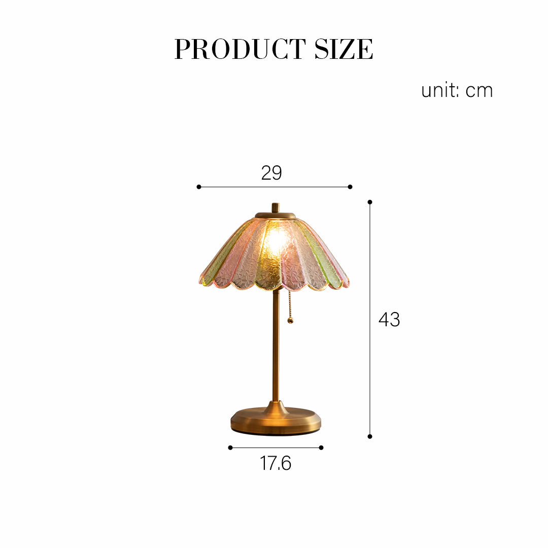 Table lamp with measurements  | Extraordinary Emporium UK