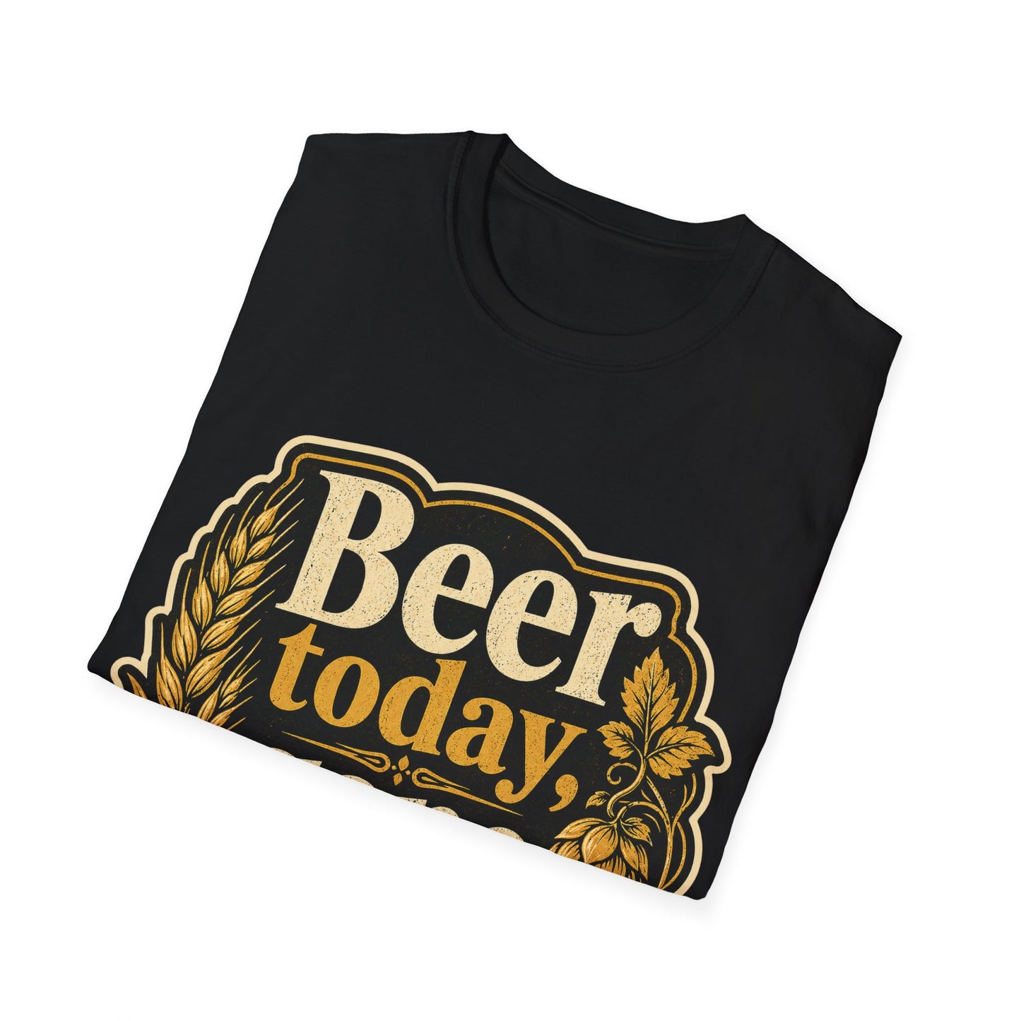 "Beer Today Gone Tomorrow "T-Shirt for Beer Lovers Vintage Brewery Design Unisex Tee
