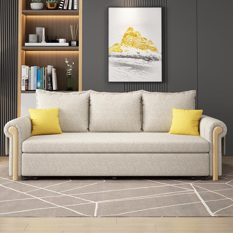 Braylene Two Seater Sofa Bed in Linen-Cotton