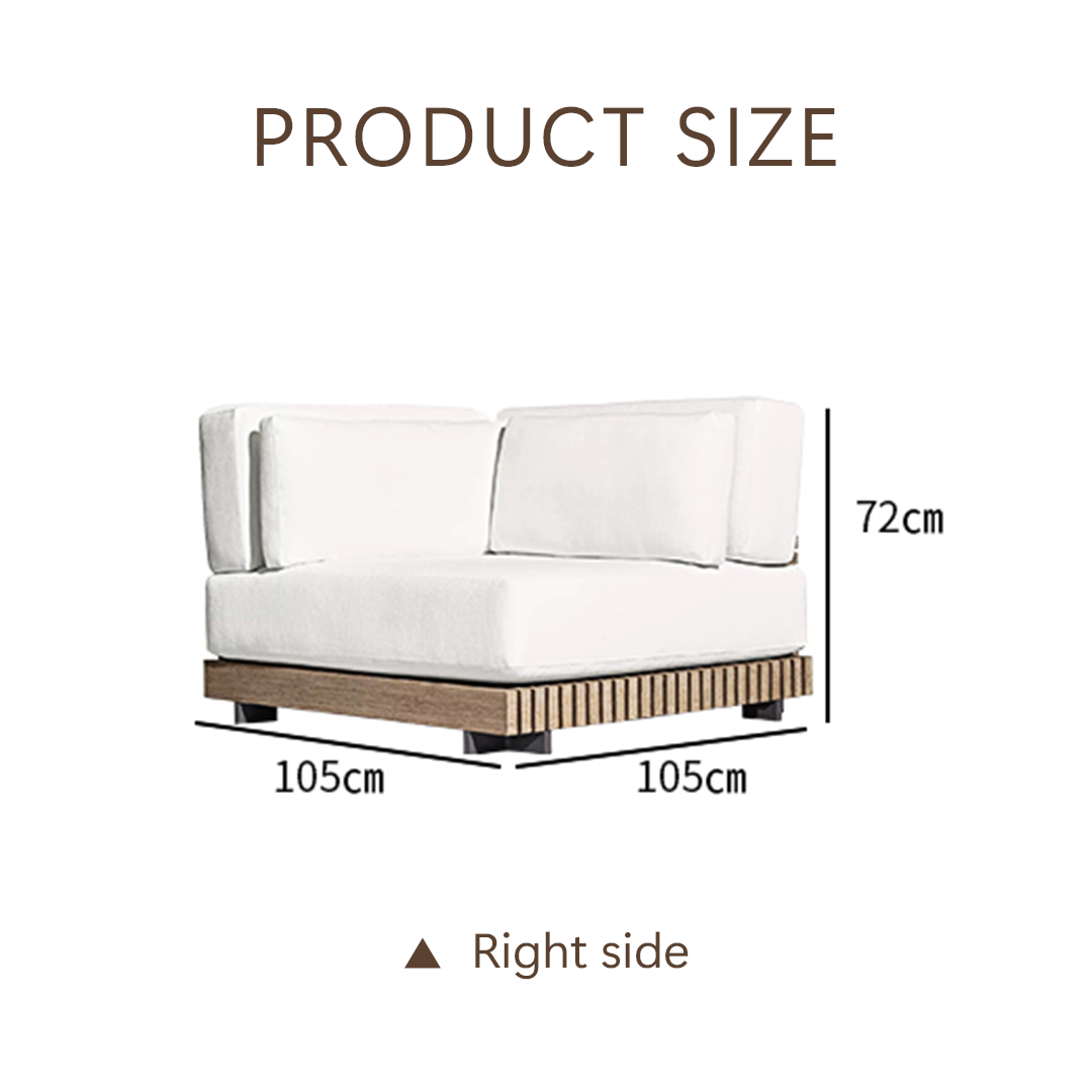 Measurement chart of a white outdoor chair with dimensions on a white background  | Extraordinary Emporium UK