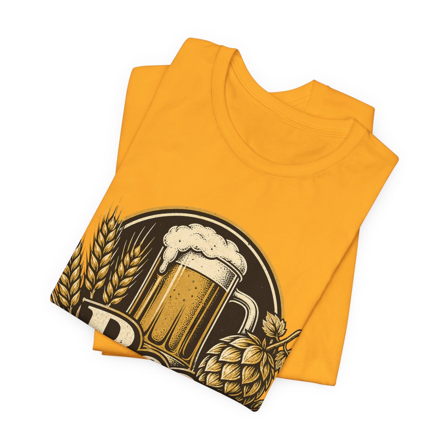 "Beer Necessities" T-Shirt — Vintage Beer Graphic Tee for Brewers & Beer Lovers