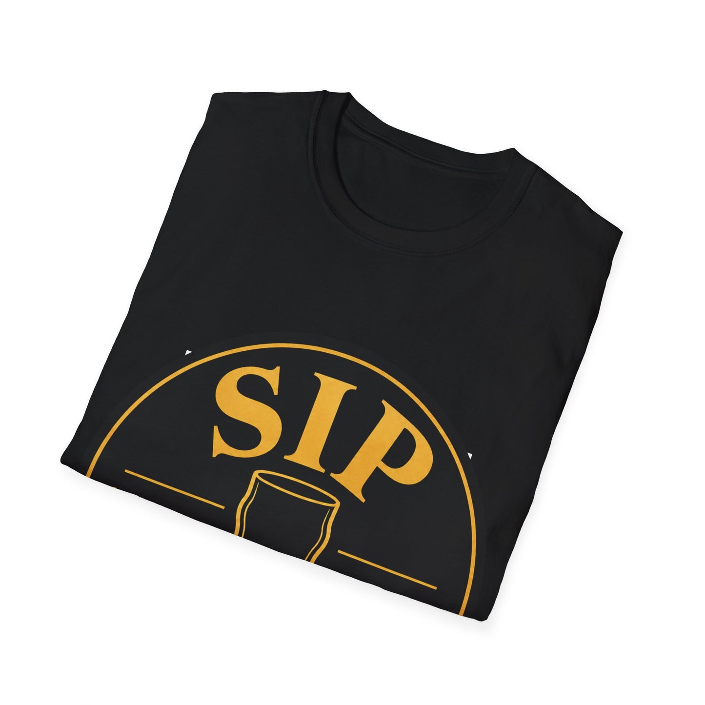 "Sip Happens" T-shirt Drinking Pun Funny Drinking Shirt for Beer Lovers