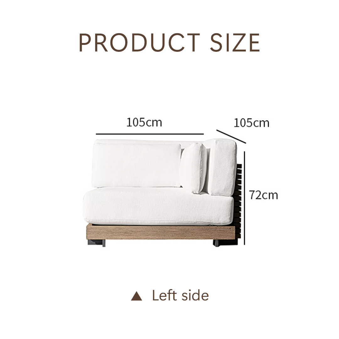 Measurement chart of a piece of furniture with dimensions labeled. | Extraordinary Emporium UK