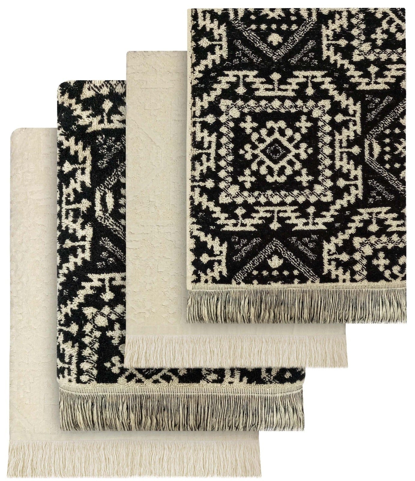 Luxury Moroccan Had & Bath Towel Set | 100% Cotton Quick Drying