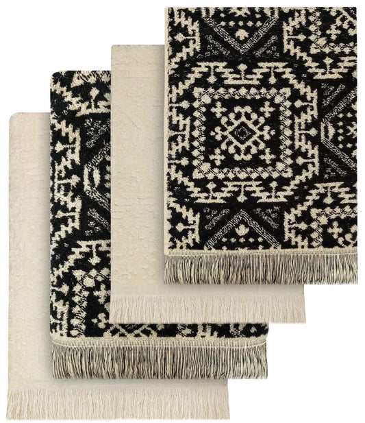 Luxury Moroccan Had & Bath Towel Set | 100% Cotton Quick Drying
