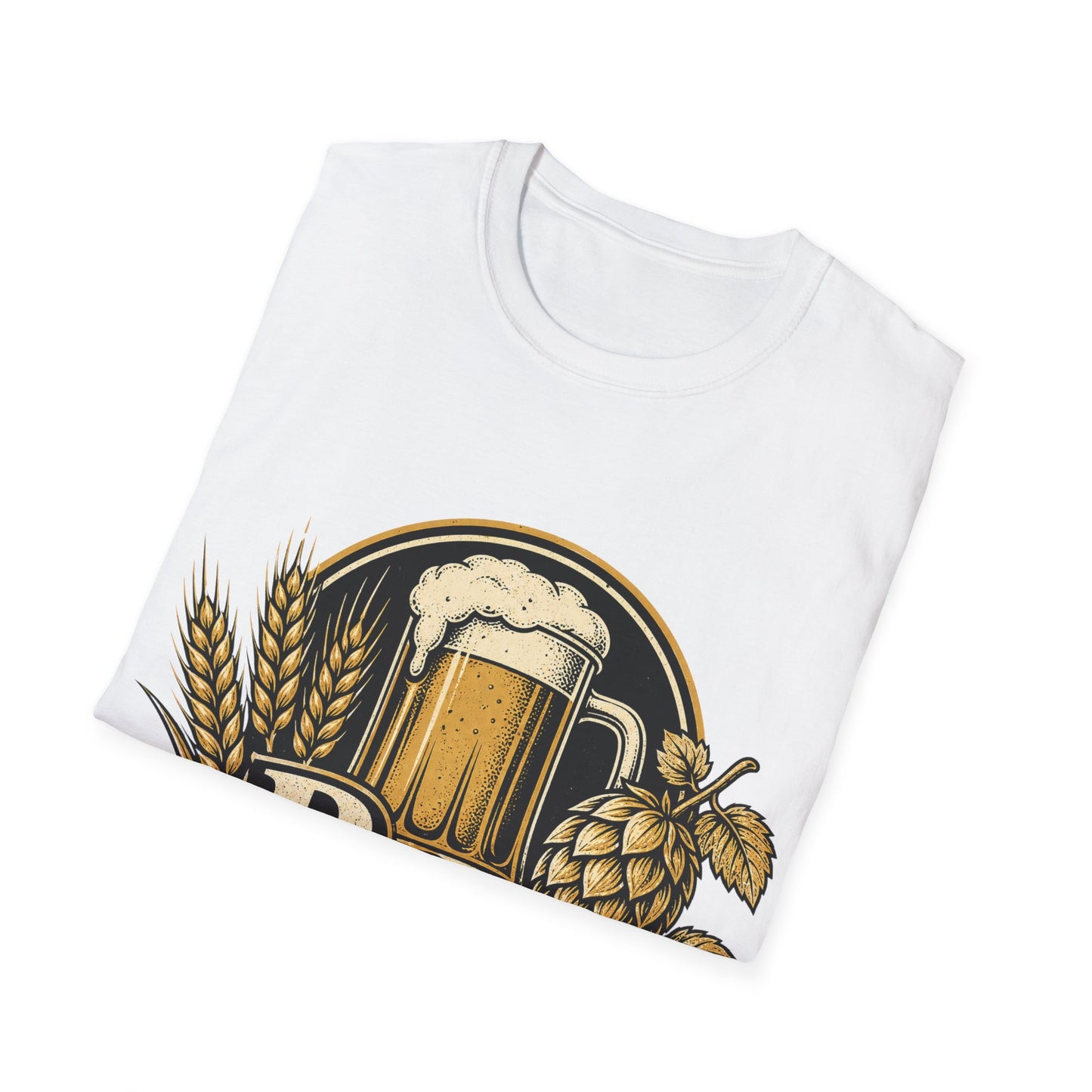"Beer Necessities " Novelty T-Shirt — Vintage Beer Graphic Tee for Brewers & Beer Lovers