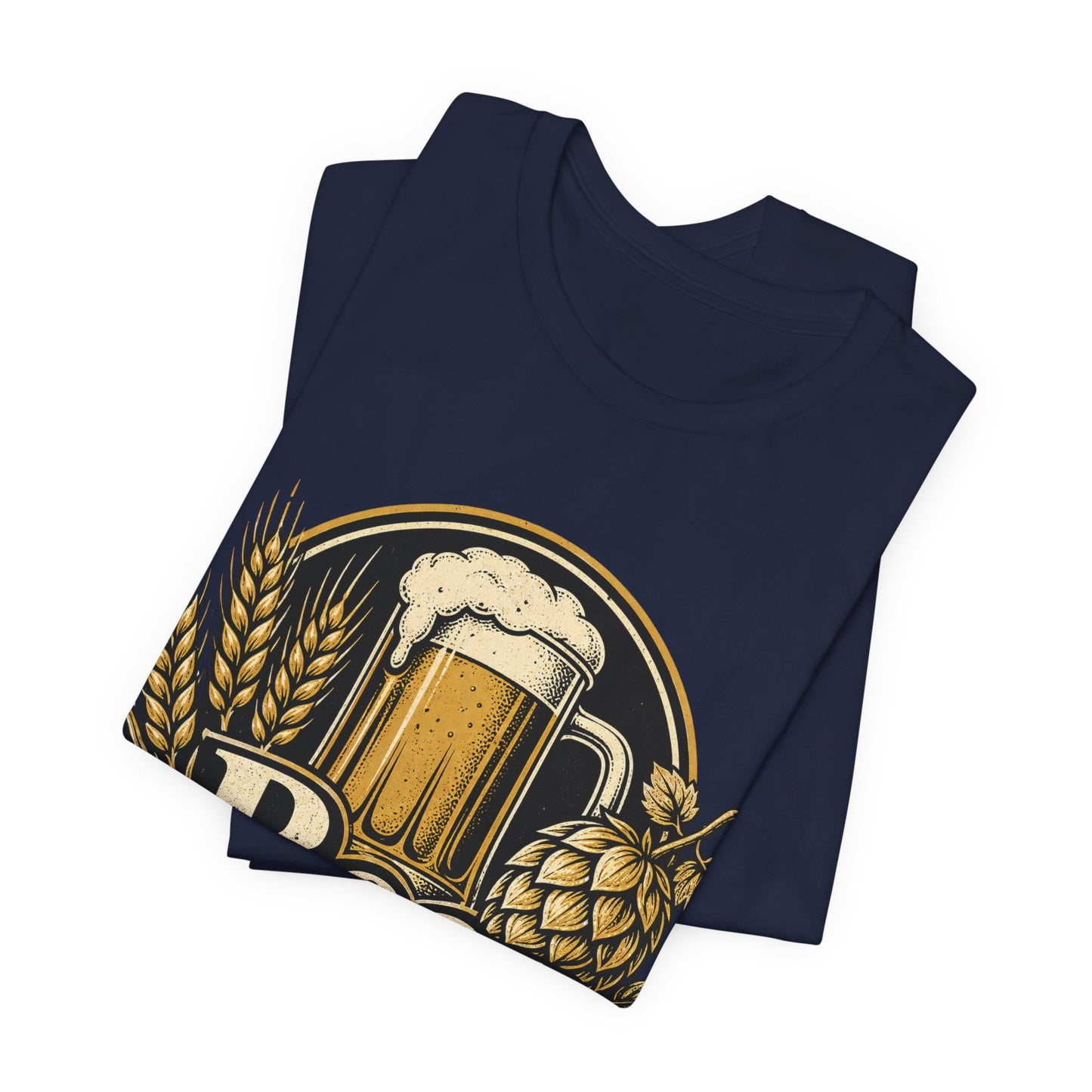 "Beer Necessities" T-Shirt — Vintage Beer Graphic Tee for Brewers & Beer Lovers