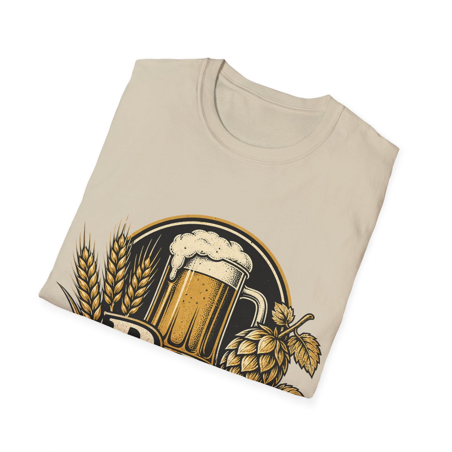 "Beer Necessities " Novelty T-Shirt — Vintage Beer Graphic Tee for Brewers & Beer Lovers