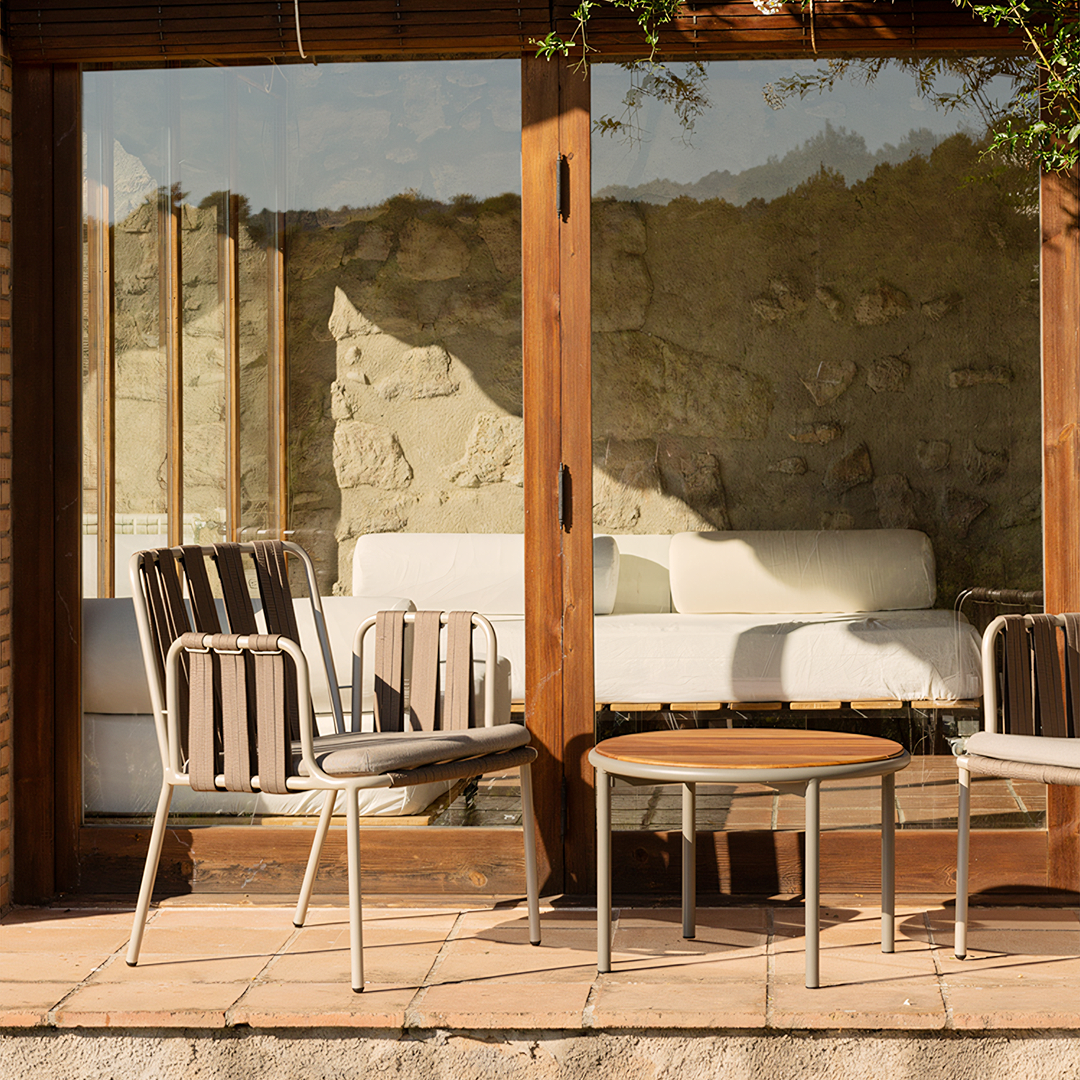 Outdoor seating area with chairs and a table| Extraordinary Emporium 
