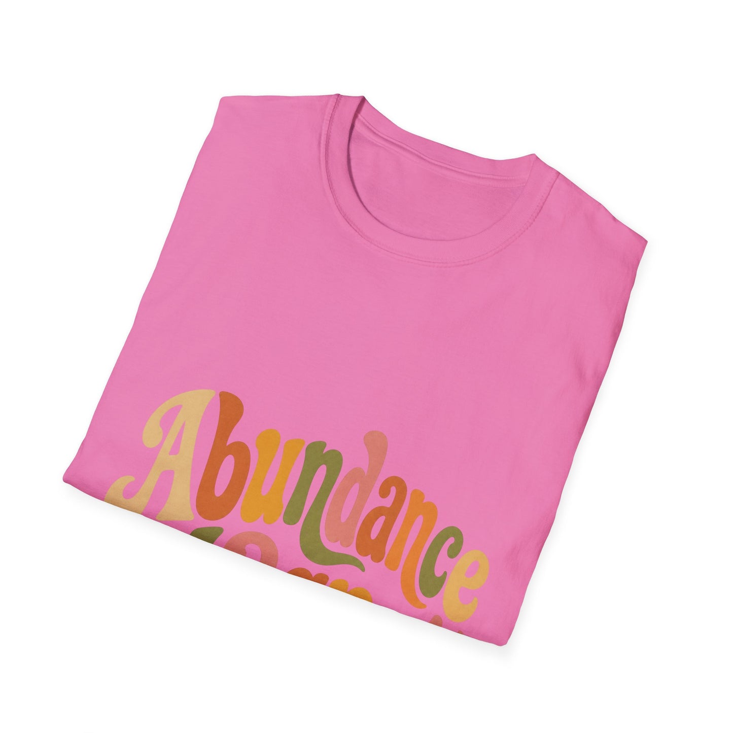 "Abundance Magnet" T-Shirt — Retro Psychedelic Positive Vibes Unisex Tee