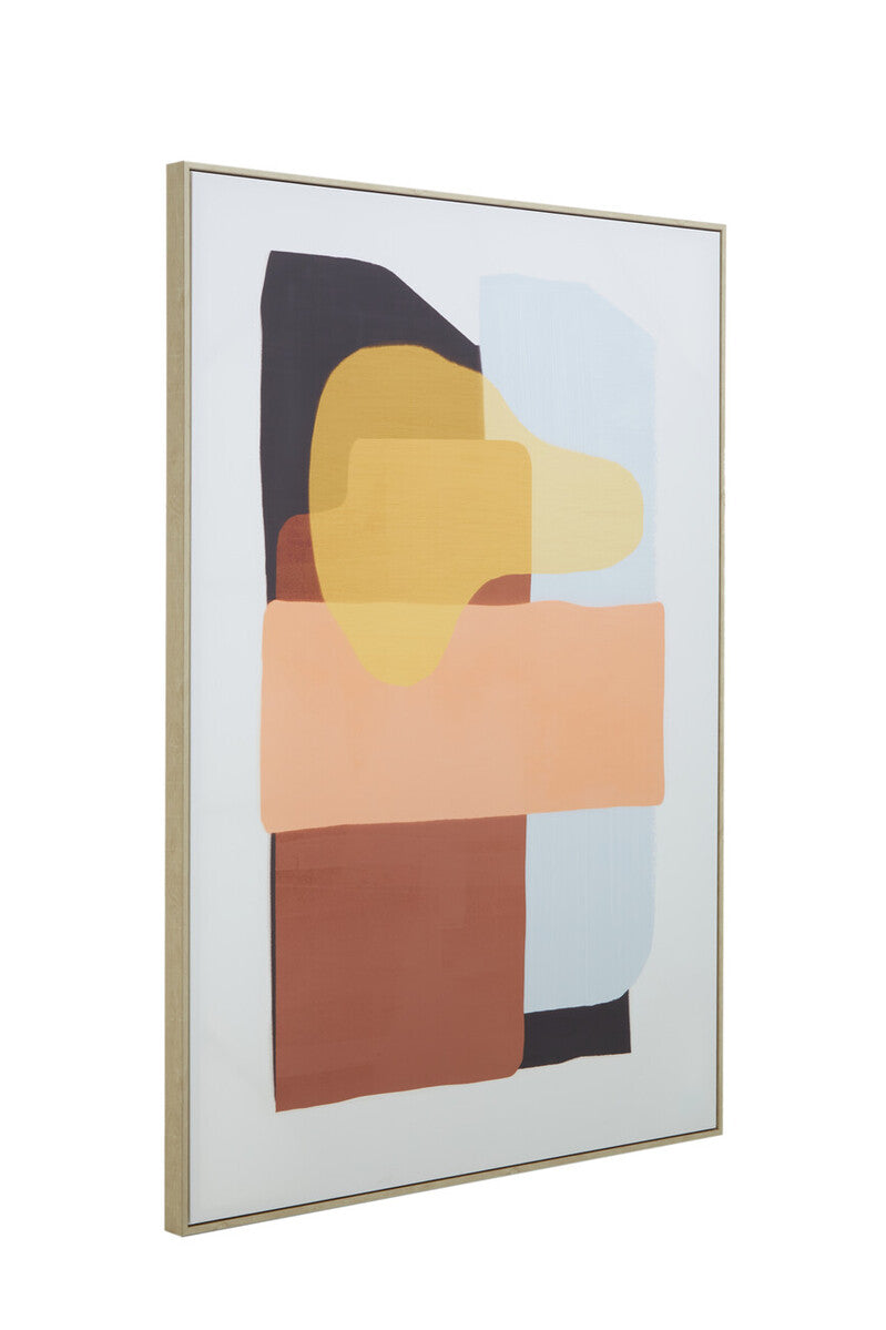 Astratto Multi Coloured Canvas Wall Art