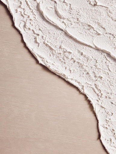 Wall Art Astratto Canvas Natural And White | Textured Plaster
