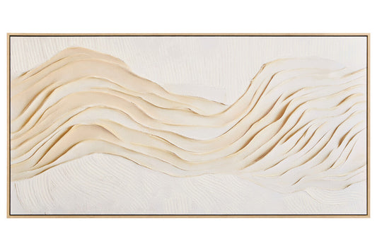 Astratto Cream Textured Wall Art