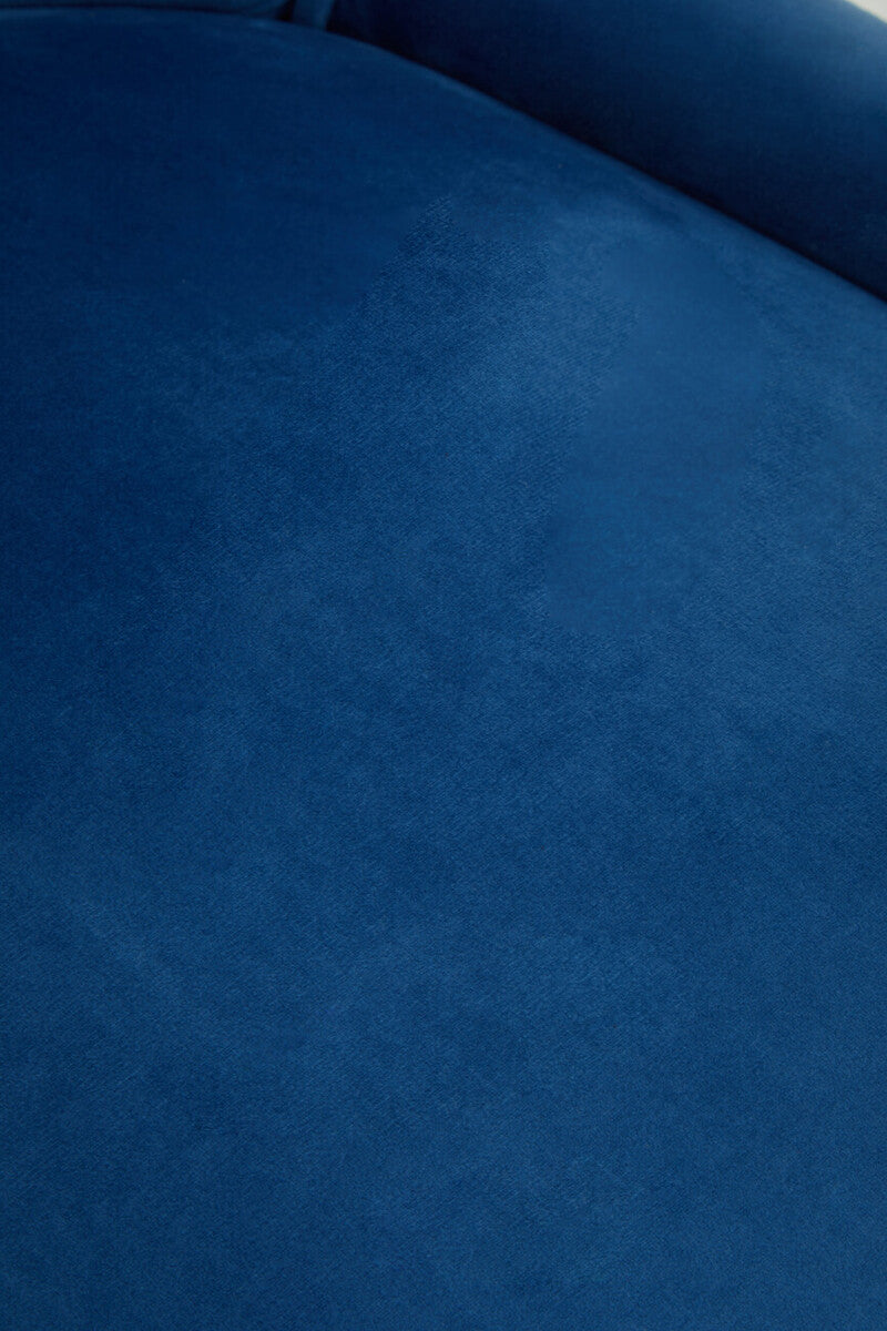 Anita Blue Velvet and Gold Home Office Gaming Chair Shop Online UK