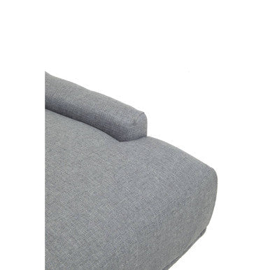 Anita Home Office Gaming Swivel Chair Grey Fabric and Chrome Base