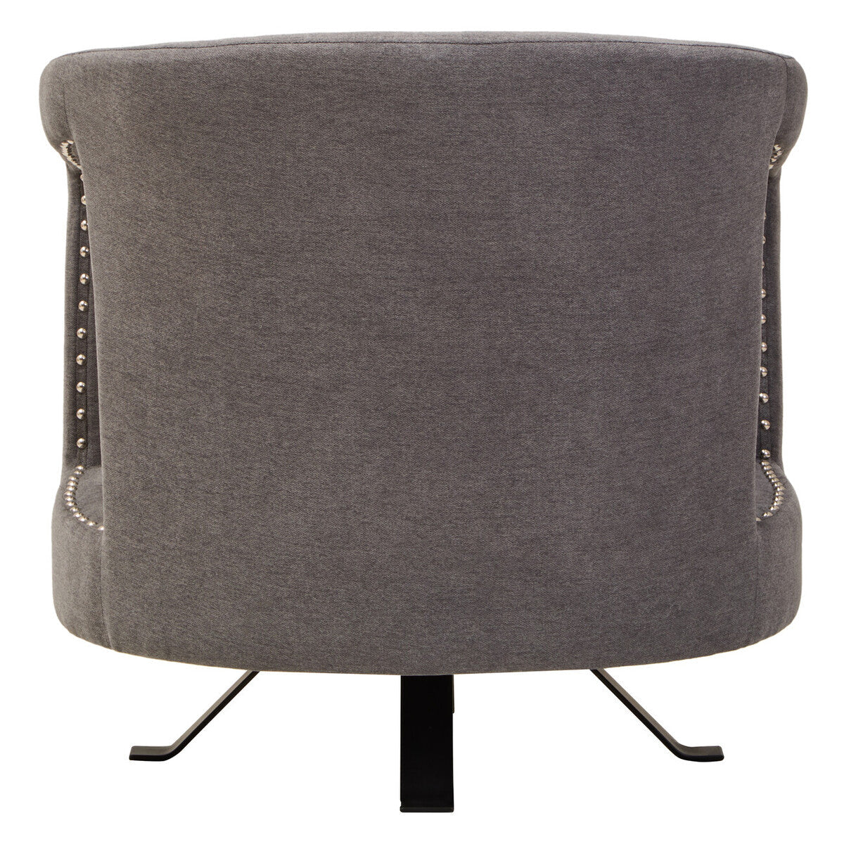 Hestia Ash Grey Velvet Swivel Chair| 360 Degree Swivel
