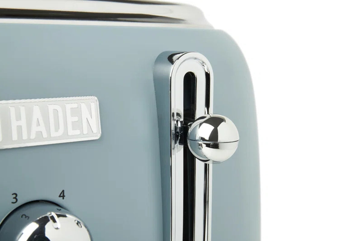 Highclere Toaster Blue 4 Slices Extra Wide