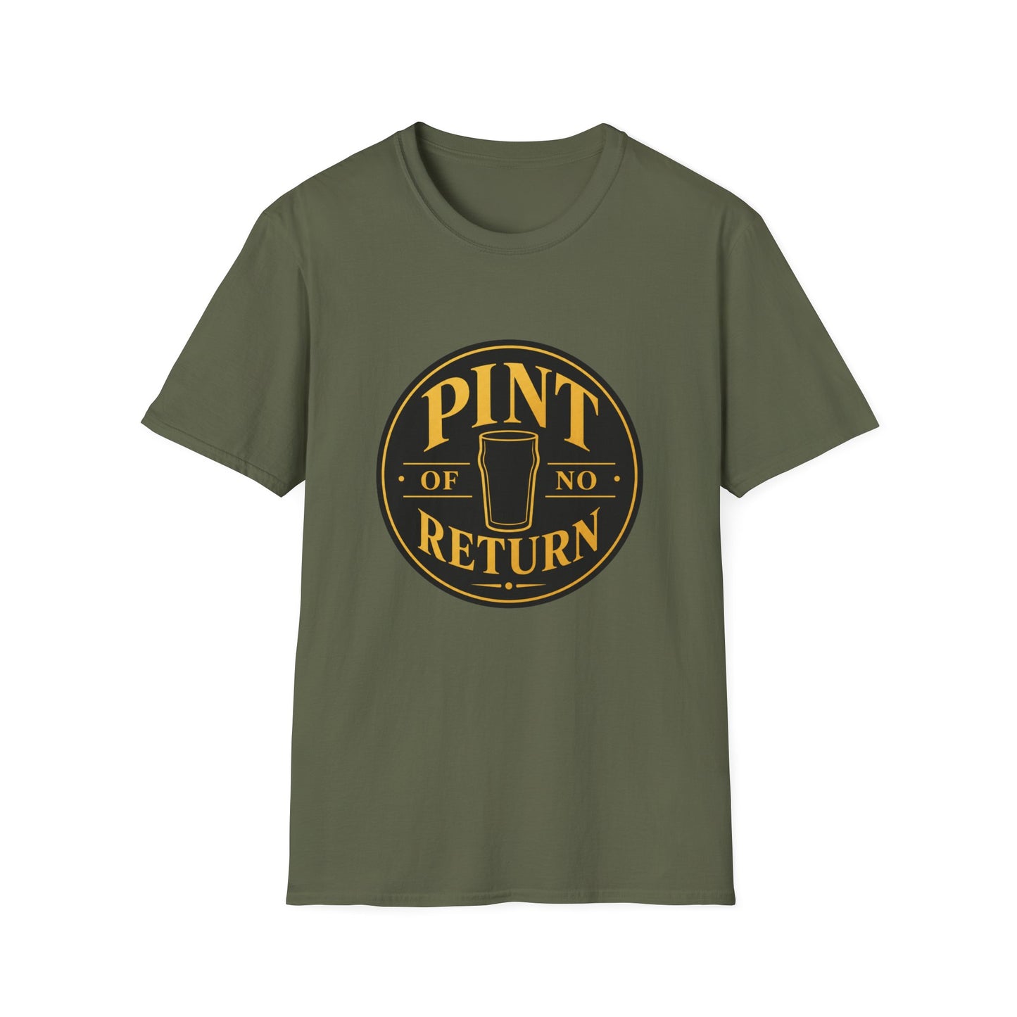 "Pint of No Return" T-shirt Pub Beer Lover Unisex Tee