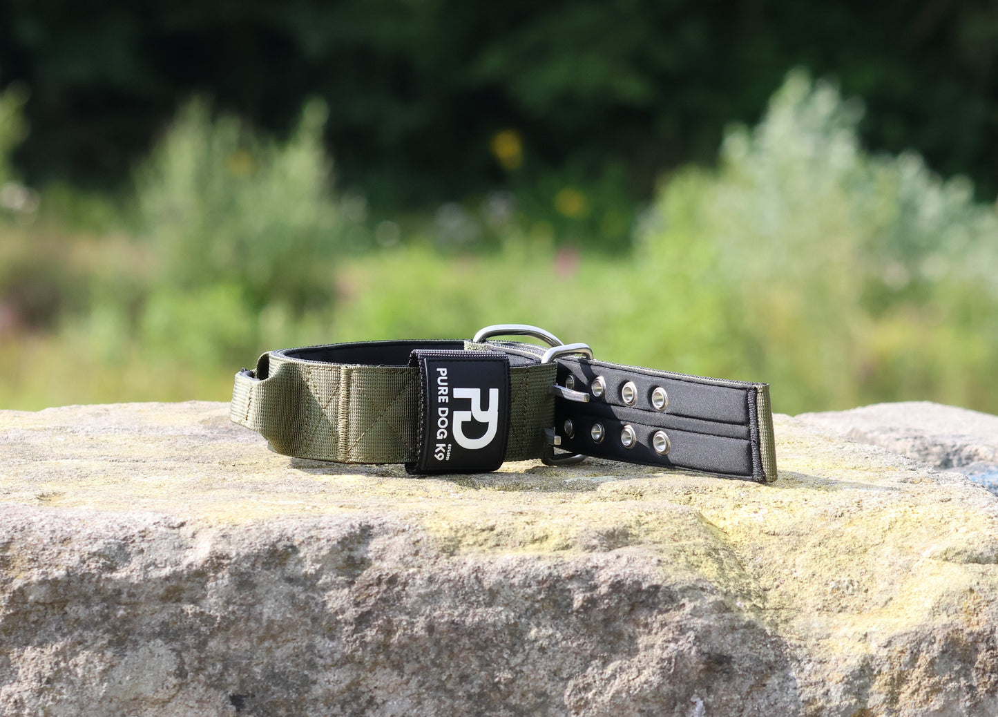 Dog Sport Collar | 5cm Khaki