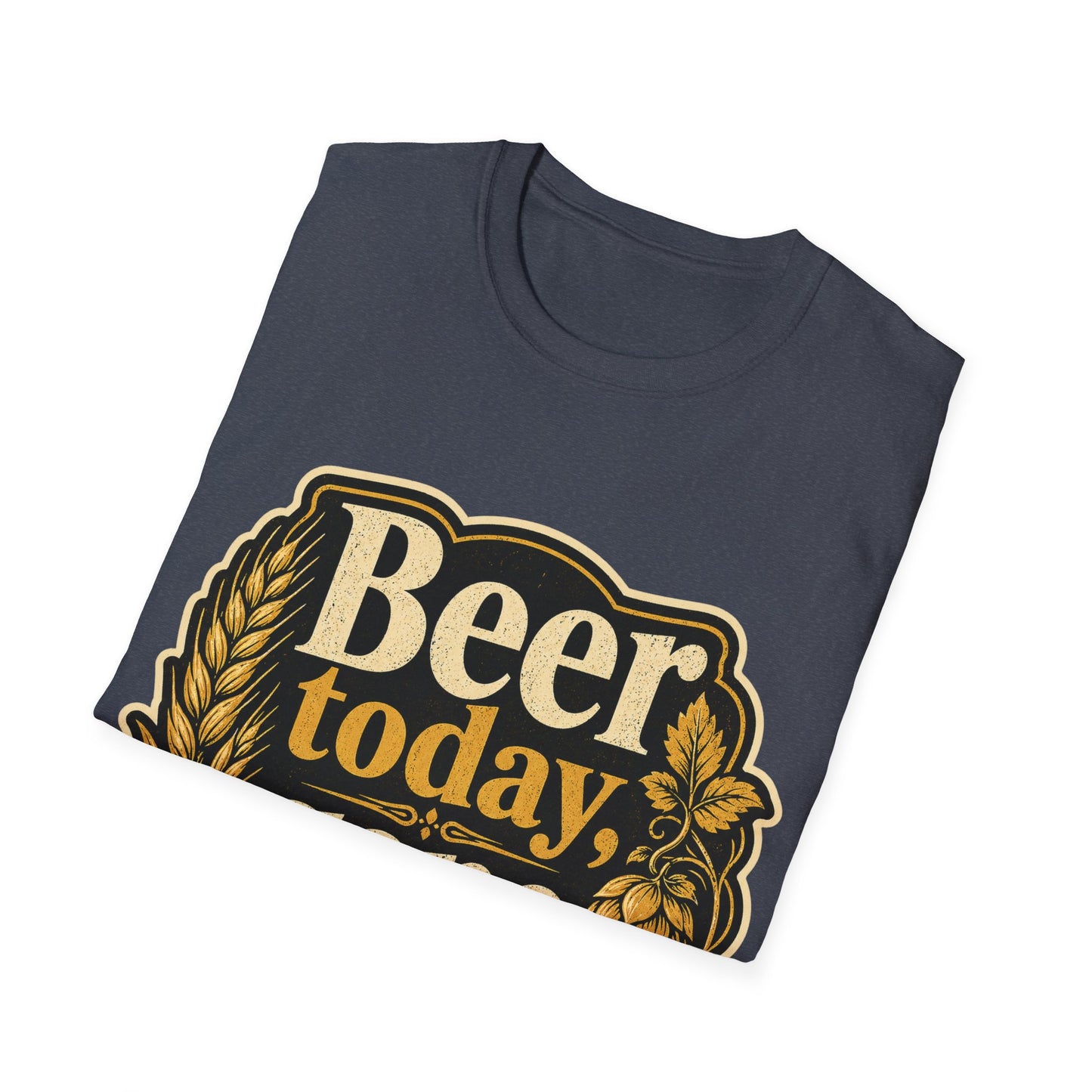 "Beer Today Gone Tomorrow "T-Shirt for Beer Lovers Vintage Brewery Design Unisex Tee