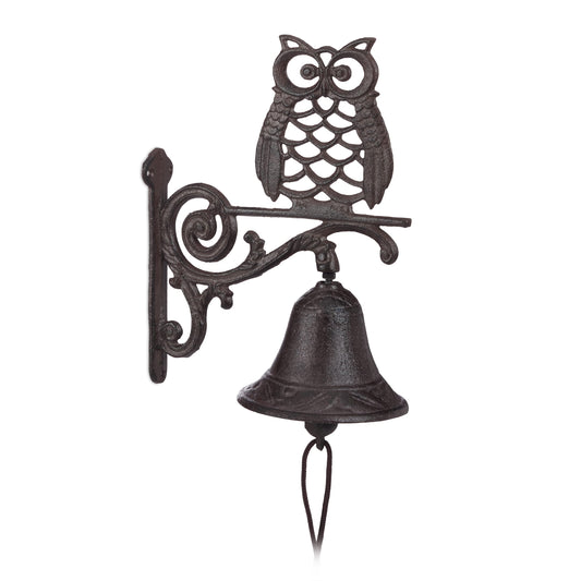 Relaxdays Cast Iron Door Bell Owl | Antique Country House Style