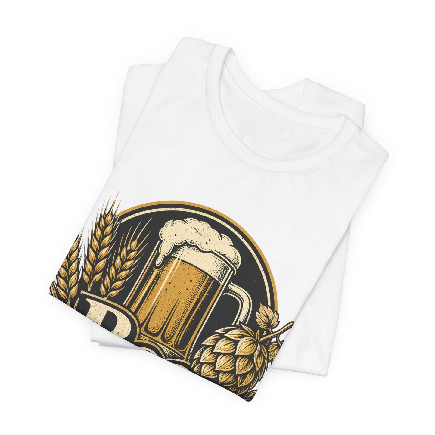 "Beer Necessities" T-Shirt — Vintage Beer Graphic Tee for Brewers & Beer Lovers