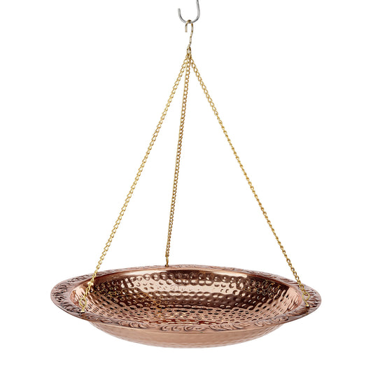 Hanging Bird Bath | Pure Copper | Rust-free | Shop Online UK